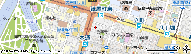 広島銀行本店営業部 ＡＴＭ周辺の地図