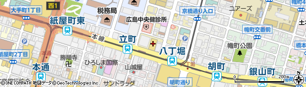 ハンズ広島店周辺の地図