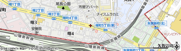 矢賀入口周辺の地図