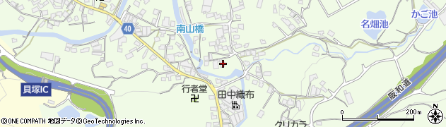 大阪府貝塚市木積862周辺の地図