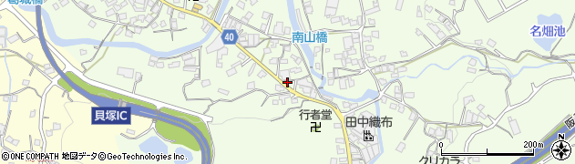 大阪府貝塚市木積415周辺の地図