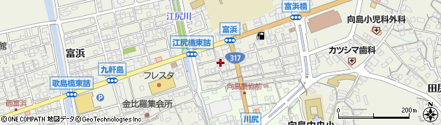 広島県尾道市向島町富浜5557周辺の地図