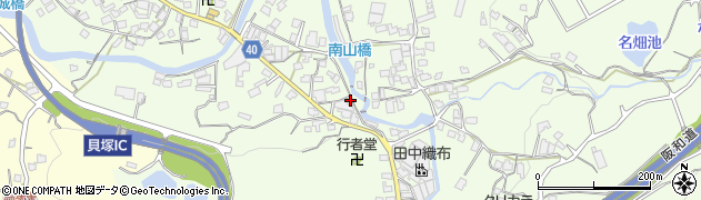 大阪府貝塚市木積419周辺の地図