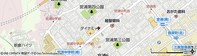 なの花薬局　宮浦店周辺の地図