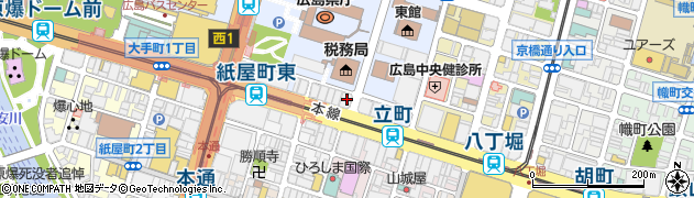 千代田工販株式会社　中国支店周辺の地図