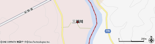 三重県大紀町（度会郡）三瀬川周辺の地図