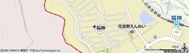 奈良県大淀町（吉野郡）福神周辺の地図