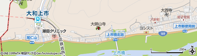 大師山寺周辺の地図
