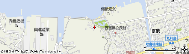 広島県尾道市向島町富浜5637-1周辺の地図