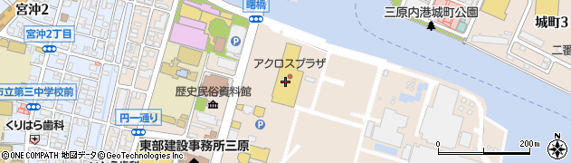 麺場田所商店・アクロスプラザ三原店周辺の地図