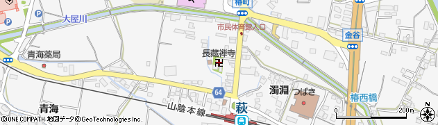 長藏禅寺周辺の地図