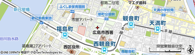 広島県広島市西区都町41周辺の地図