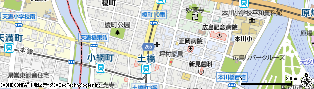 ダイソー広島土橋店周辺の地図