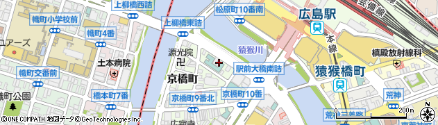 アパホテル広島駅前大橋周辺の地図