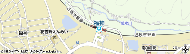 福神駅周辺の地図