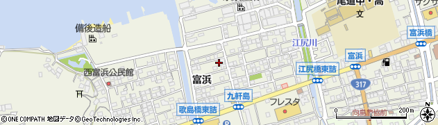 広島県尾道市向島町富浜5586周辺の地図