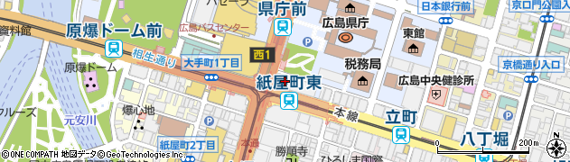 労働者健康福祉機構広島産業保健推進センター（独立行政法人）周辺の地図