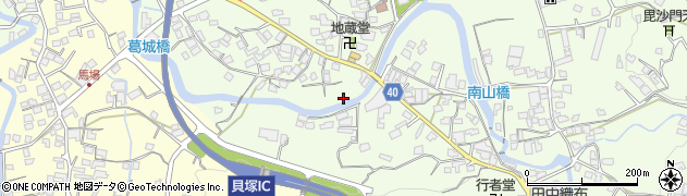 大阪府貝塚市木積722周辺の地図