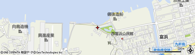 広島県尾道市向島町富浜5623周辺の地図