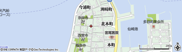 山口県長門市仙崎（鍛冶屋町）周辺の地図