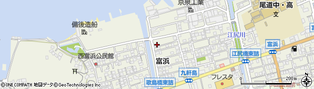 広島県尾道市向島町富浜5587-51周辺の地図