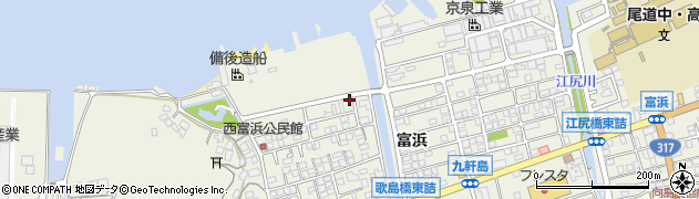 広島県尾道市向島町富浜5608周辺の地図