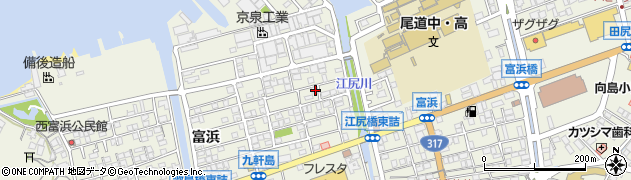 広島県尾道市向島町富浜5579周辺の地図