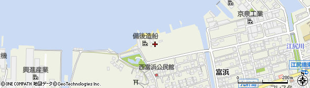 広島県尾道市向島町富浜5611-17周辺の地図