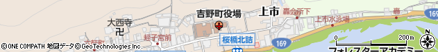 奈良県吉野郡吉野町周辺の地図