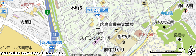 山陽乳業株式会社広島営業所周辺の地図