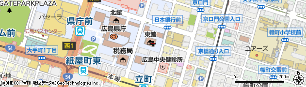 広島県庁　教育委員会特別支援教育課周辺の地図