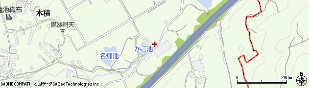 大阪府貝塚市木積1557周辺の地図
