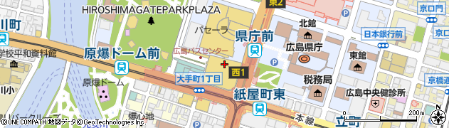 株式会社広島バスセンター　バス案内・芸陽バス詰所周辺の地図