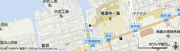 広島県尾道市向島町富浜5559-18周辺の地図