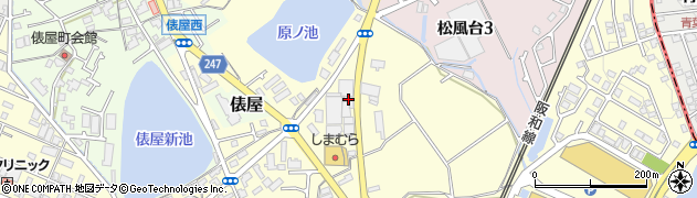 阪南青果株式会社　本社現場事務所周辺の地図