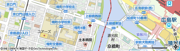 ポレスター京橋周辺の地図