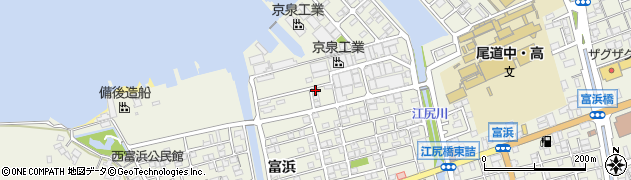 広島県尾道市向島町富浜5588周辺の地図