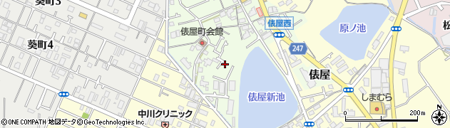 大阪府泉佐野市俵屋周辺の地図