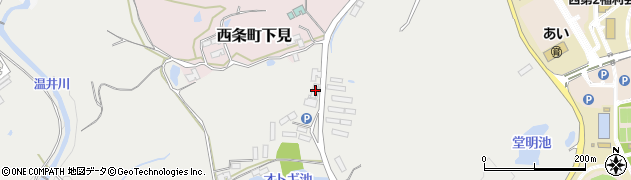 広島県東広島市西条町田口609周辺の地図