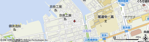 広島県尾道市向島町富浜5577周辺の地図