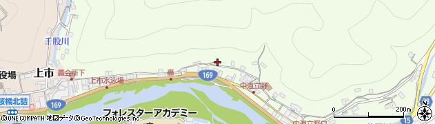 奈良県吉野町（吉野郡）立野周辺の地図
