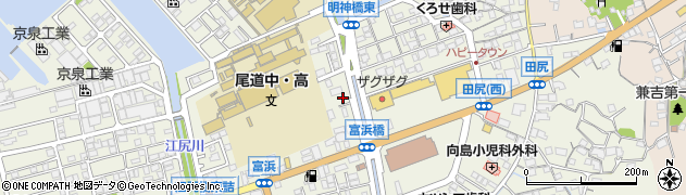 広島県尾道市向島町富浜5546-4周辺の地図