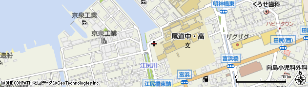 広島県尾道市向島町富浜5559-23周辺の地図