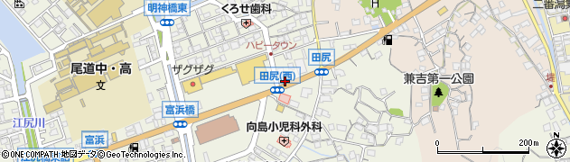 広島県尾道市向島町富浜5461周辺の地図