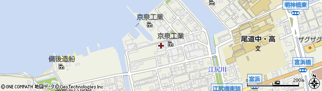 広島県尾道市向島町富浜5589周辺の地図