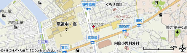 広島県尾道市向島町富浜5536周辺の地図