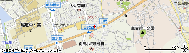 広島県尾道市向島町富浜5463-8周辺の地図