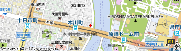朝日エティック株式会社　広島支店周辺の地図