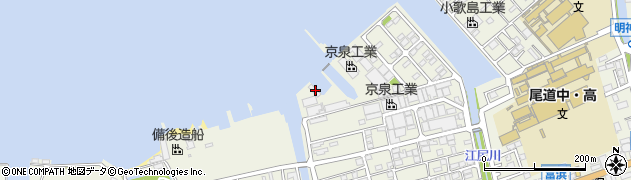広島県尾道市向島町富浜16061-3周辺の地図