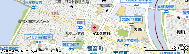 広島西郵便局周辺の地図